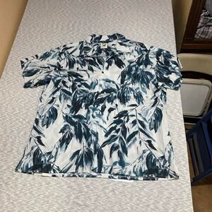 Yiume Japanese Multicolor Floral Print 100% Cotton Shirt Men 5XL. SKU-B654